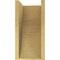 Ekena Millwork 8"W x 8"D x 16"H Wide Durham Rough Cedar Woodgrain TimberThane Corbel, Primed Tan CORUR08X08X16DURRCPR - alternate 3
